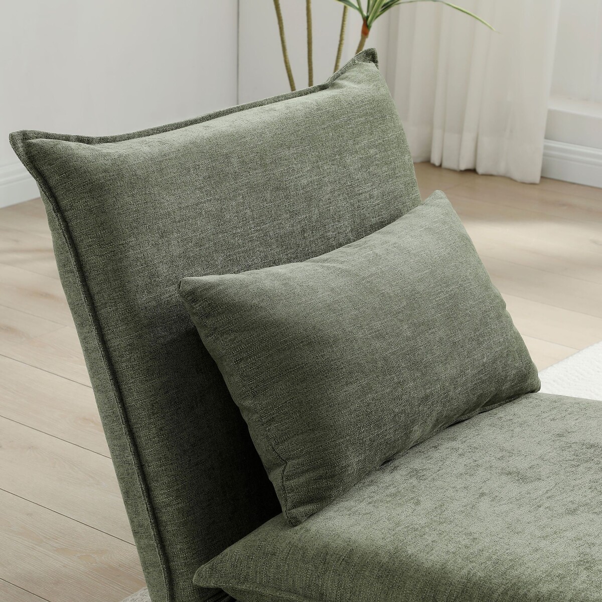 Corin Chenille Single Fold-Out Sofabed olive, ÉDITÉ