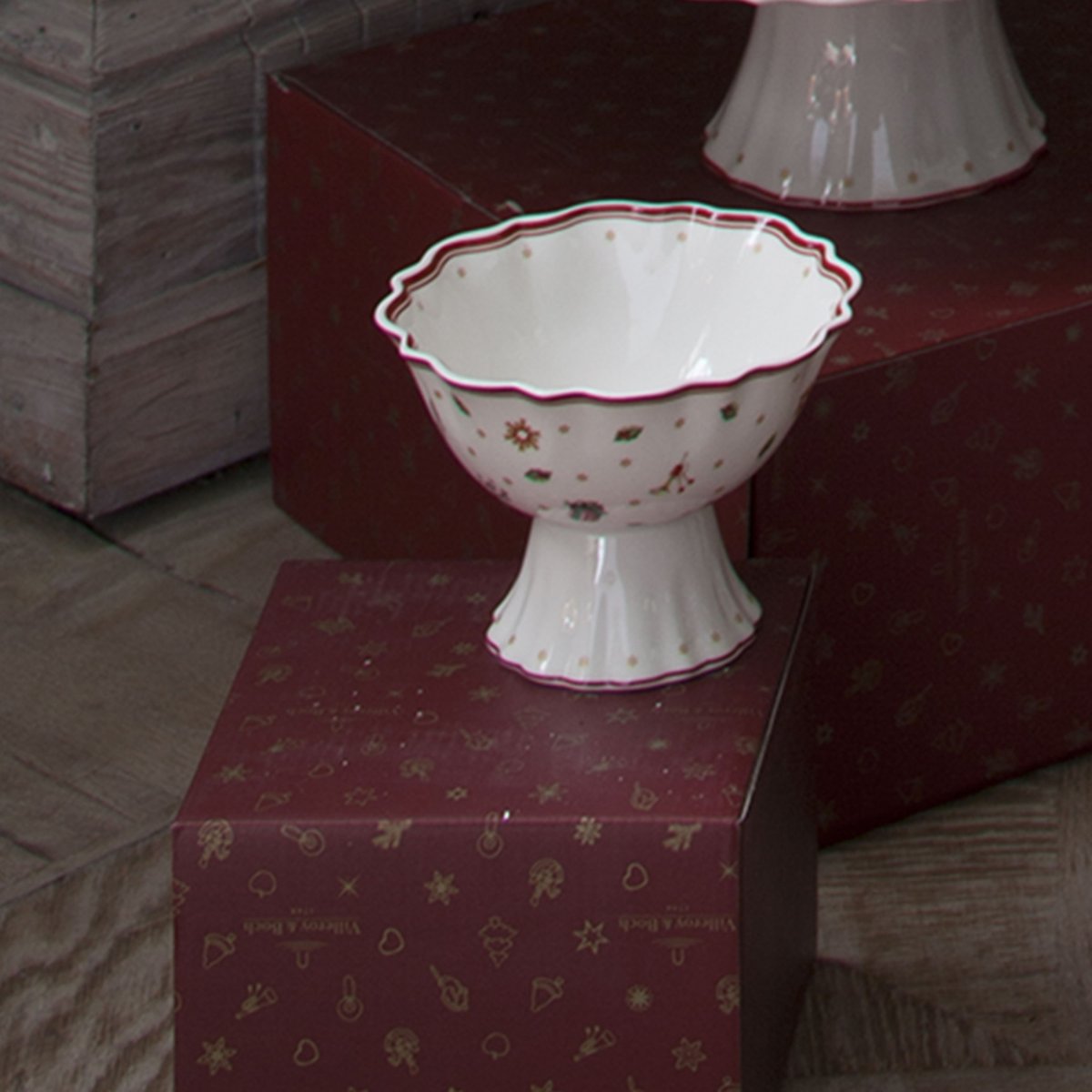 Compotier Sur Pied TOY'S DELIGHT rouge, VILLEROY & BOCH