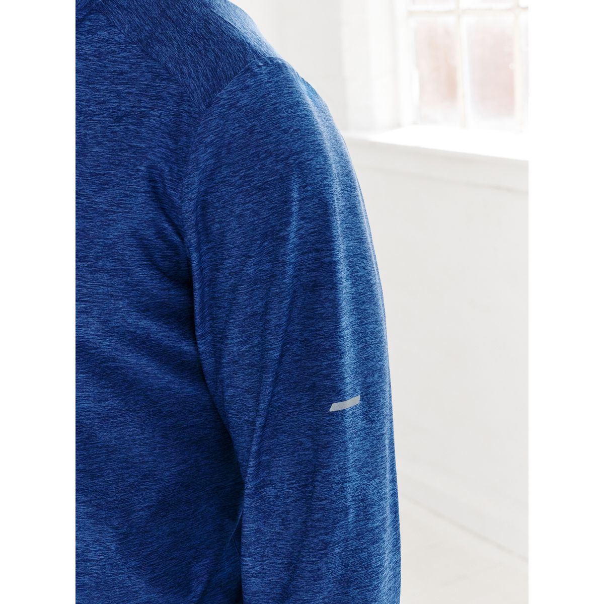 Pull à col zippé active training gym bleu cobalt, NEXT
