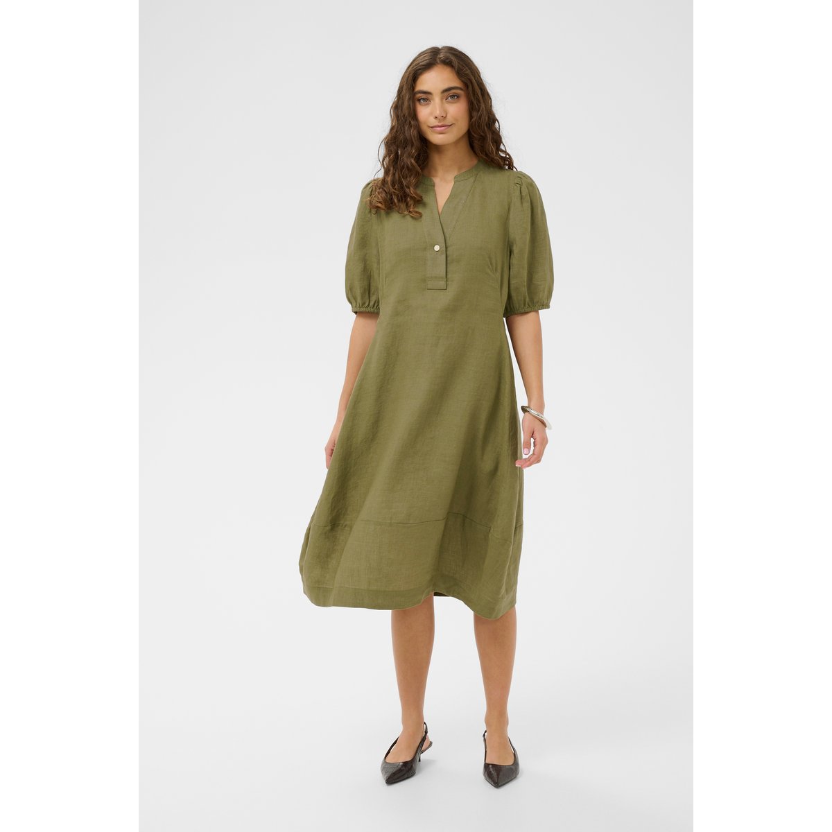 Robe vert dusky green, CULTURE