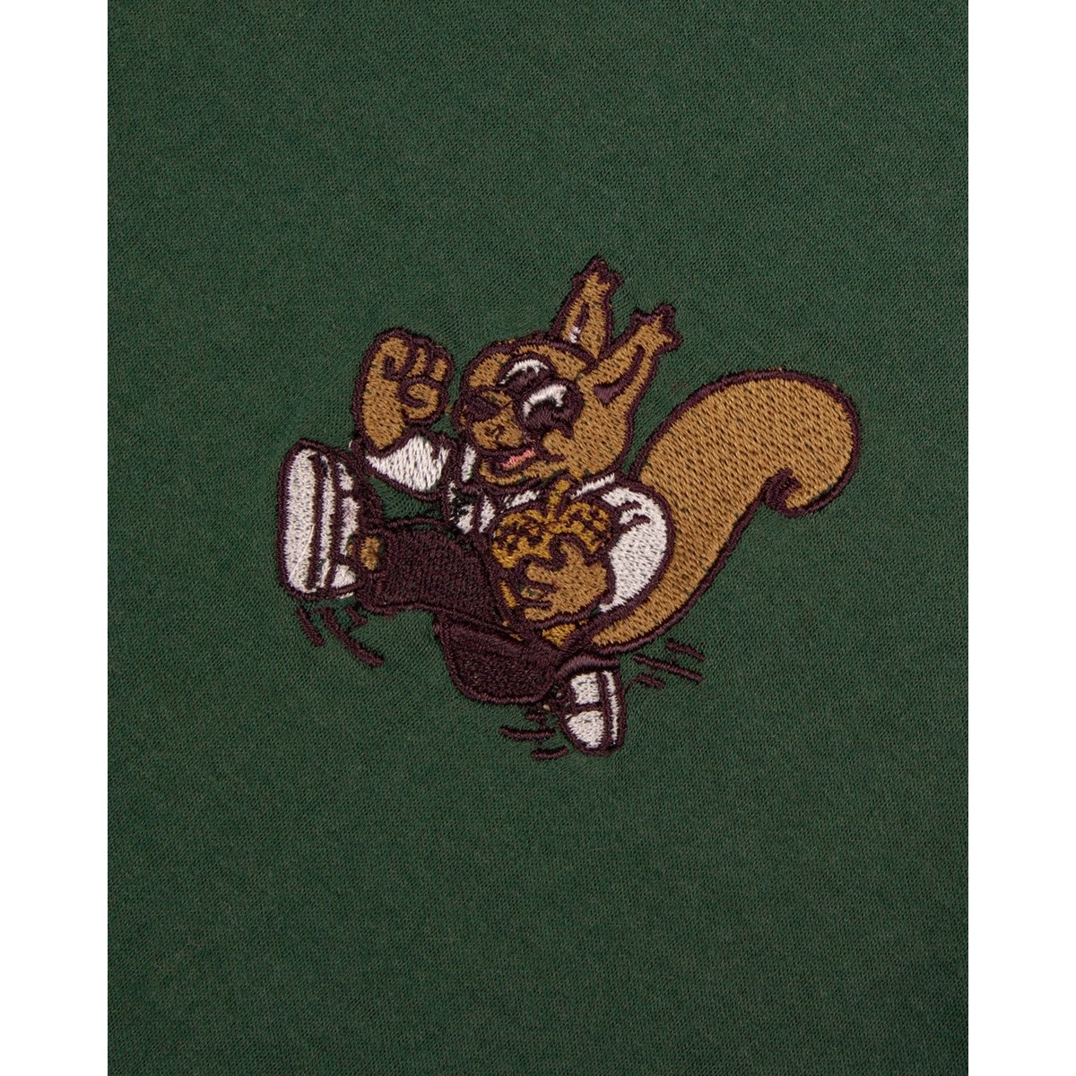 T-shirt en maille vert forêt, FAGUO