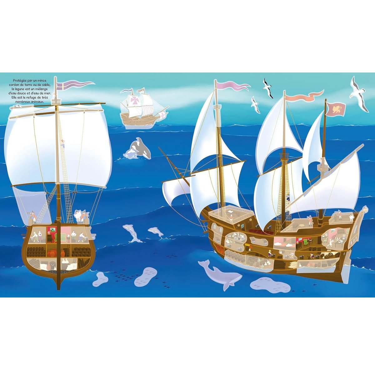 400 autocollants Les bateaux bleu, PICCOLIA EDITIONS