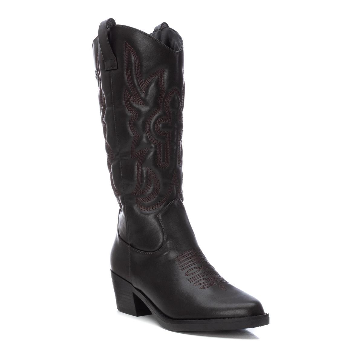 Botte Cow-boy Talon Décontractée Fermeture éclair brun, XTI