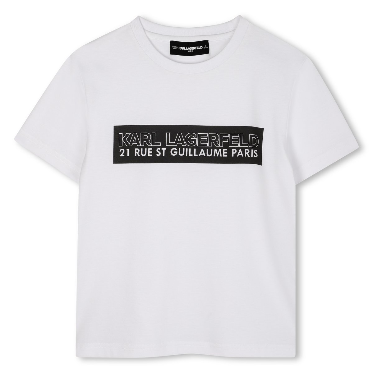 T-shirts à manches courtes blanc, KARL LAGERFELD KIDS