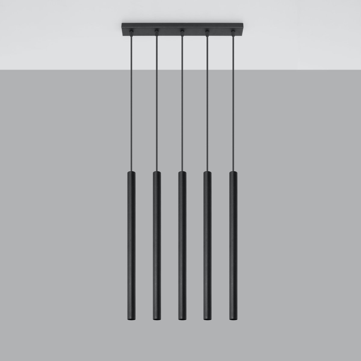 Suspension Acier Noir G9 5 Pastelo Line noir, EDEN