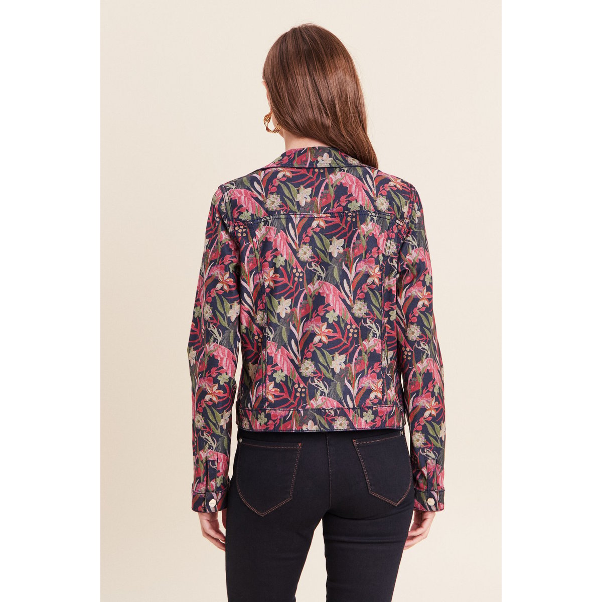 Veste cintrée réversible multicolore, BREAL