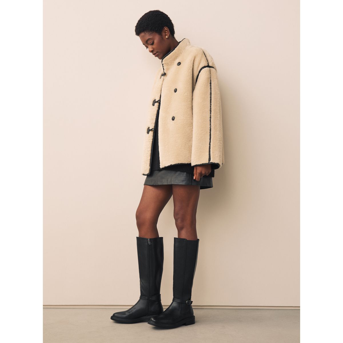 Bottes cavalières à boucle forever comfort® noir, NEXT