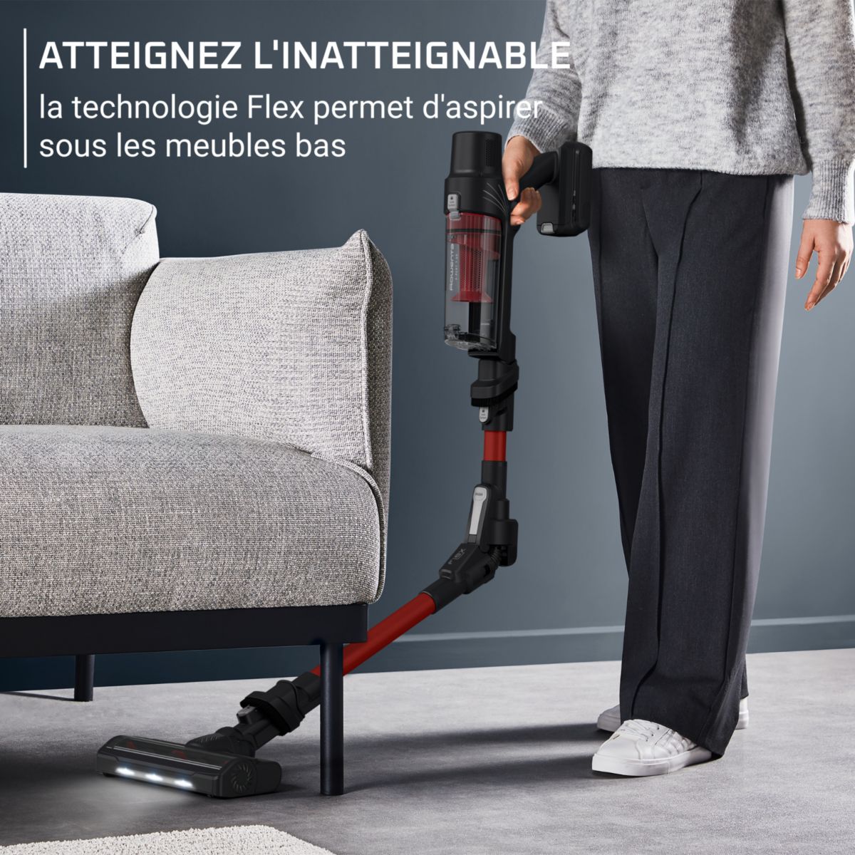 Aspirateur balai X Pert Flex 7.60 RH6A83WO couleur unique, ROWENTA