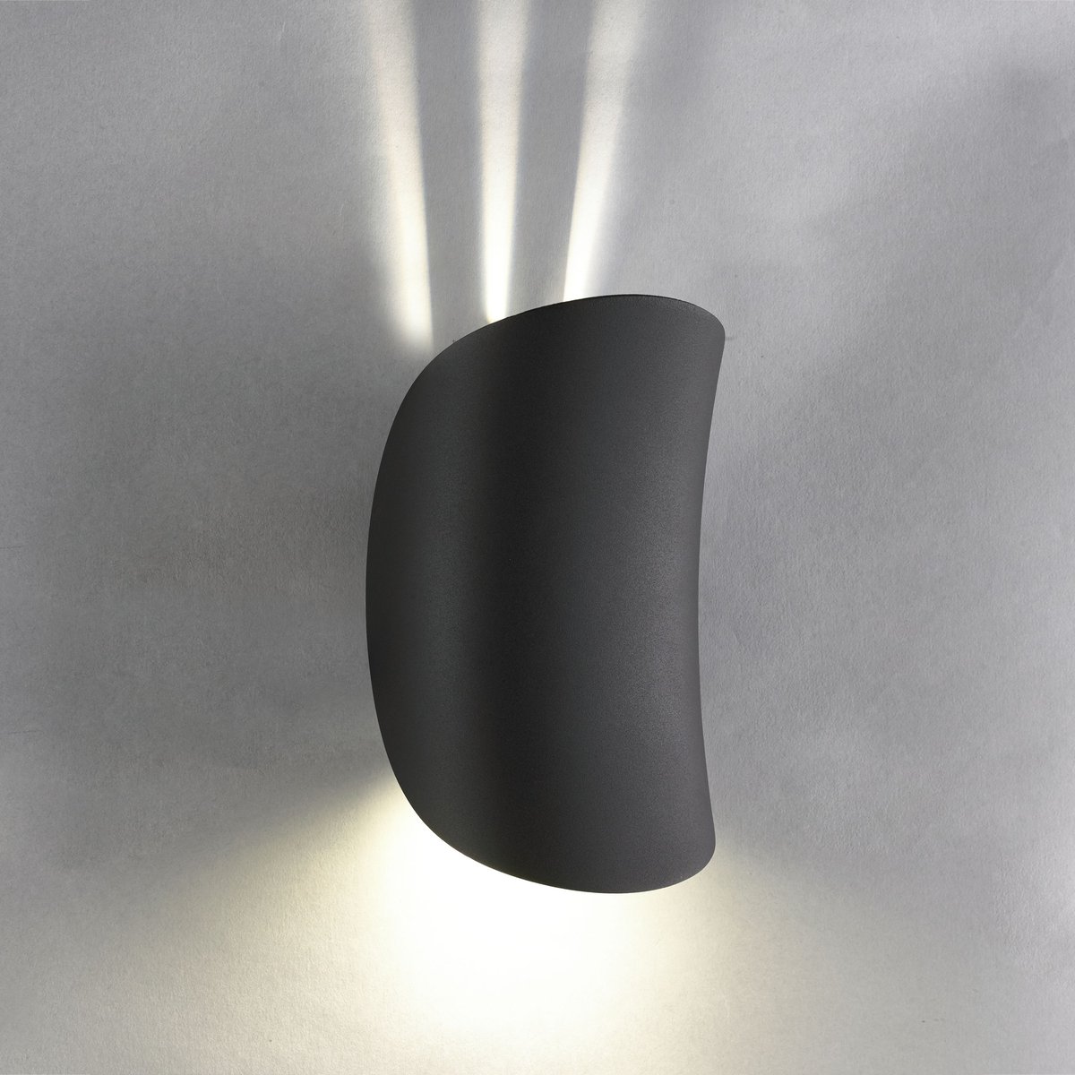 Applique en aluminium LED, COROGNE noir, INSPIRE