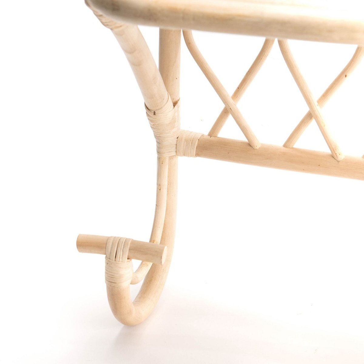 Étagère porte-manteaux en rotin L30 cm marron, AMADEUS