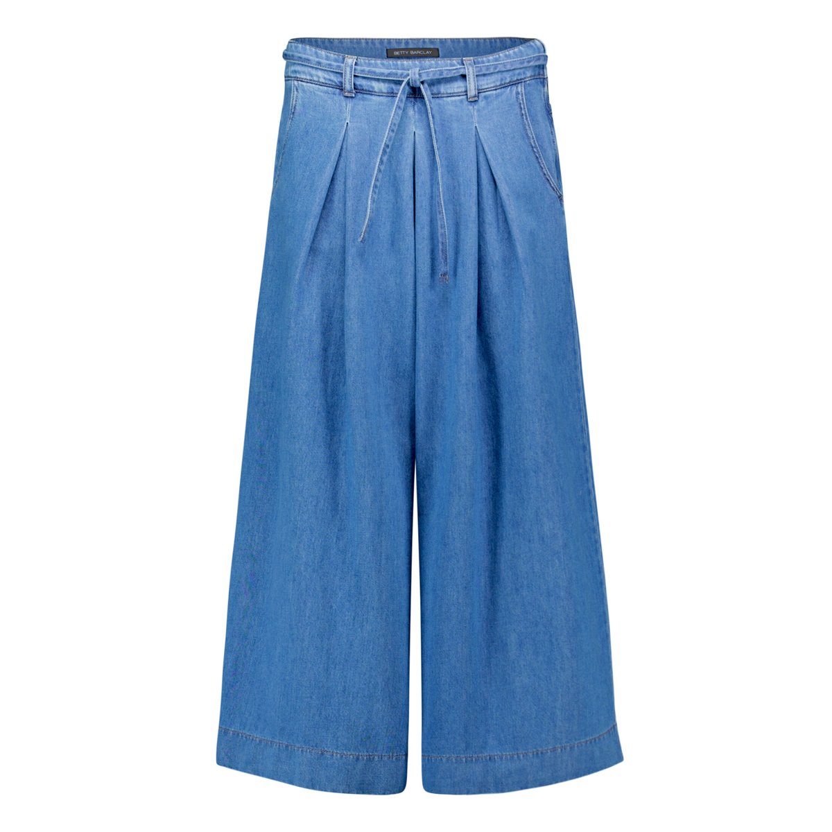 Jupe-culotte à pinces bleu, BETTY BARCLAY