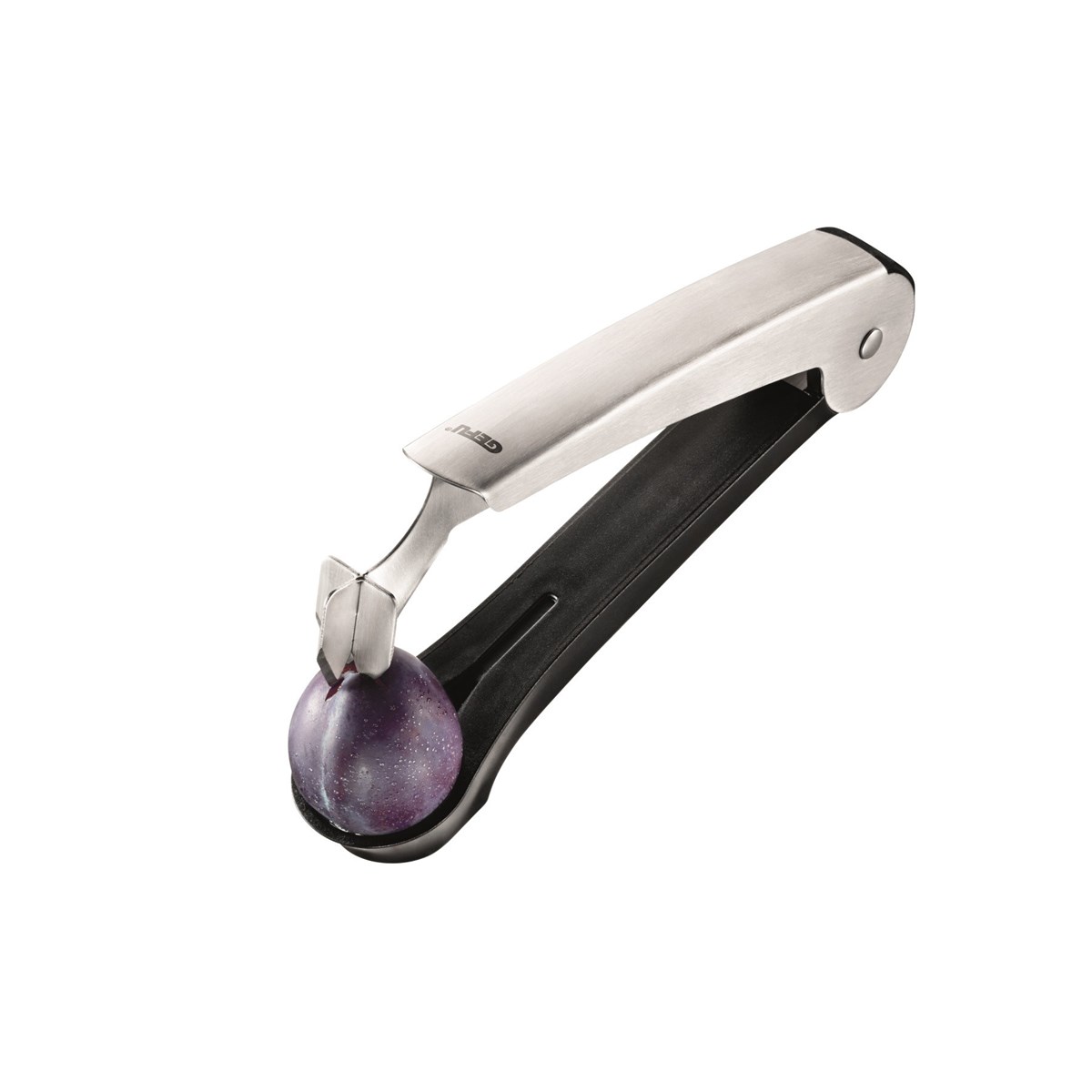 Denoyauteur de prunes DROPIO argent, GEFU