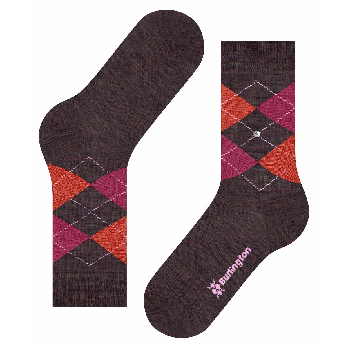 Chaussettes Melange Marylebone Opaque manganese blue (7923), BURLINGTON