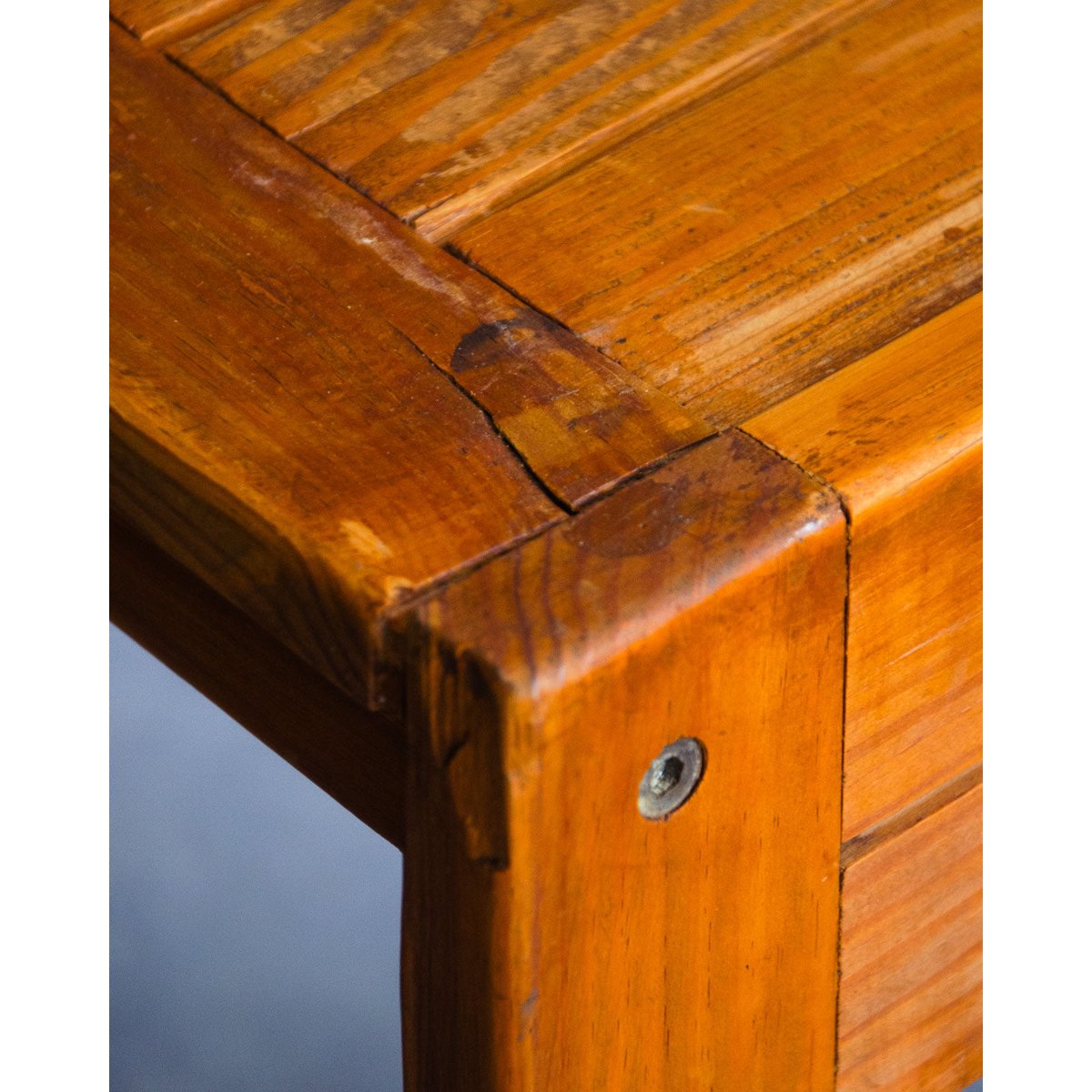Chaise en bois clair Alma N°1538 - Bon état bois clair, DEBONGOUT