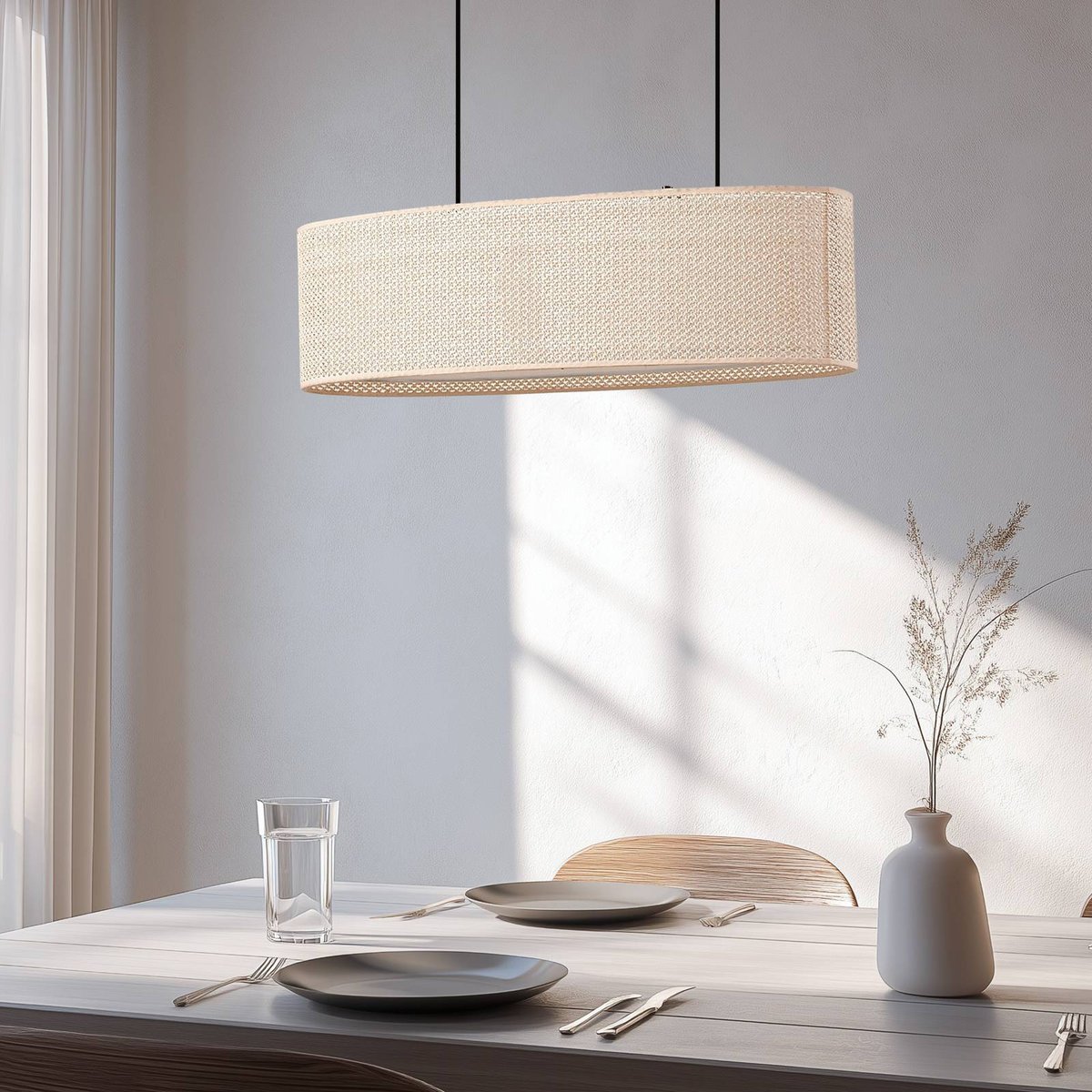 Suspension  traditionnelle, Soula beige, LINDBY