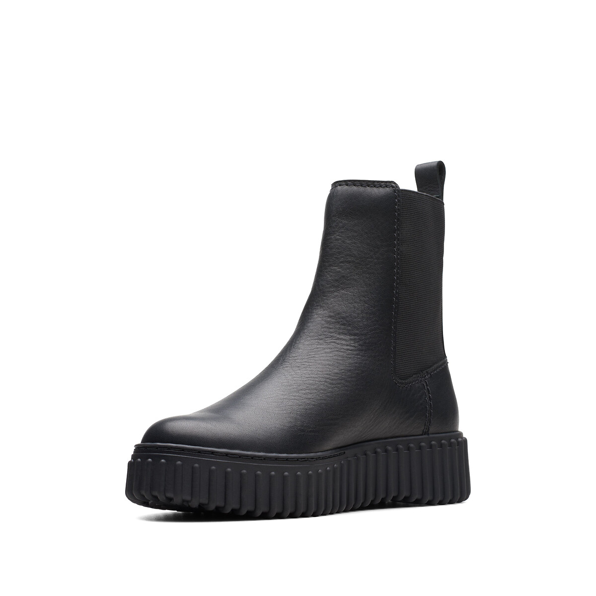 Boots chelsea en cuir Torhill Maple noir, CLARKS