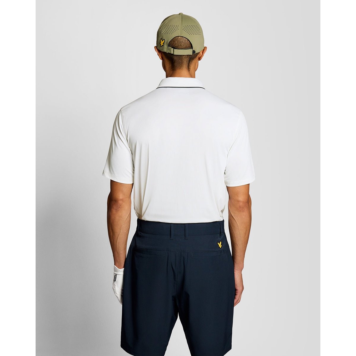 Polo contrasté col blanc, LYLE & SCOTT