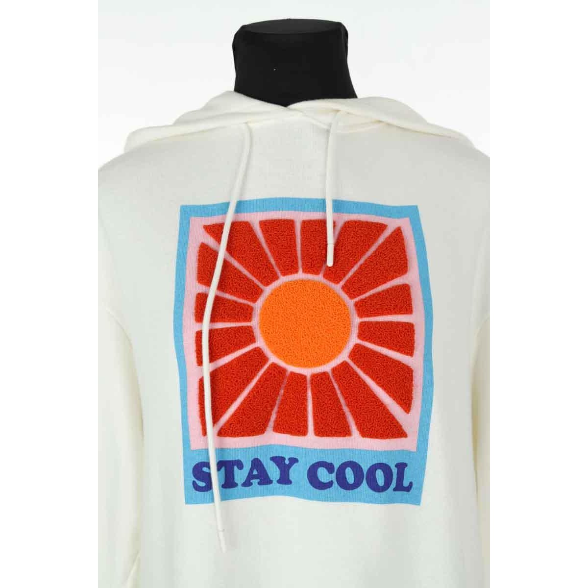 Sweatshirt - Très Bon État blanc, SANDRO