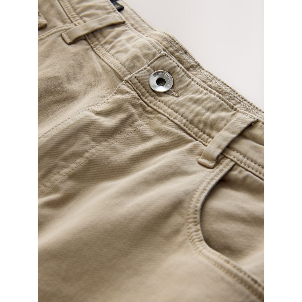 Pantalon doux à 5 poches grège, NEXT