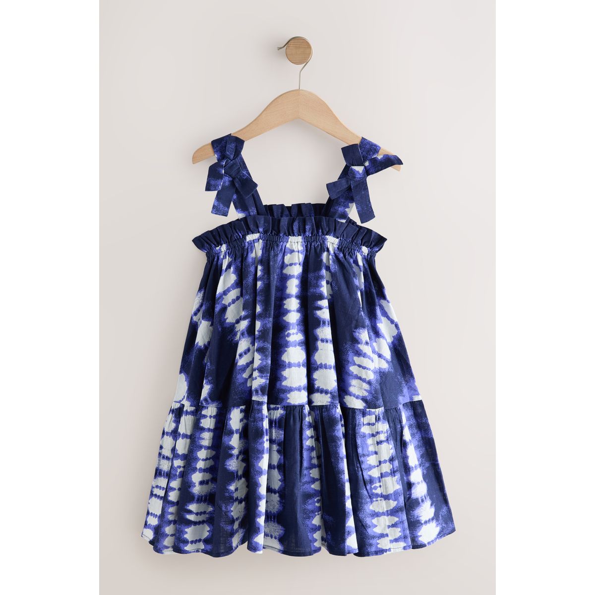Robe d'été à bretelles avec nœud bleu effet dégradé, NEXT