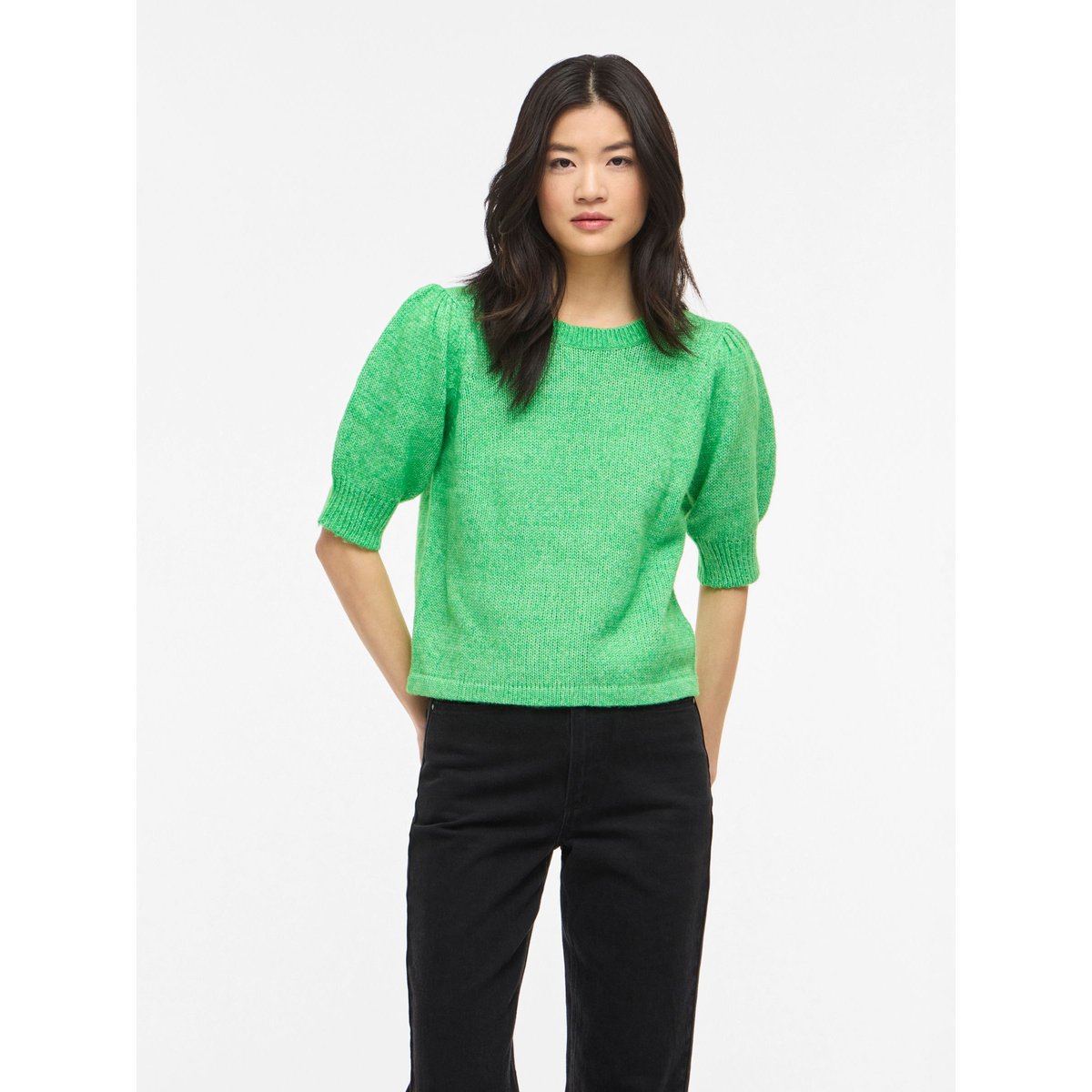 Top En Maille kelly green, VILA