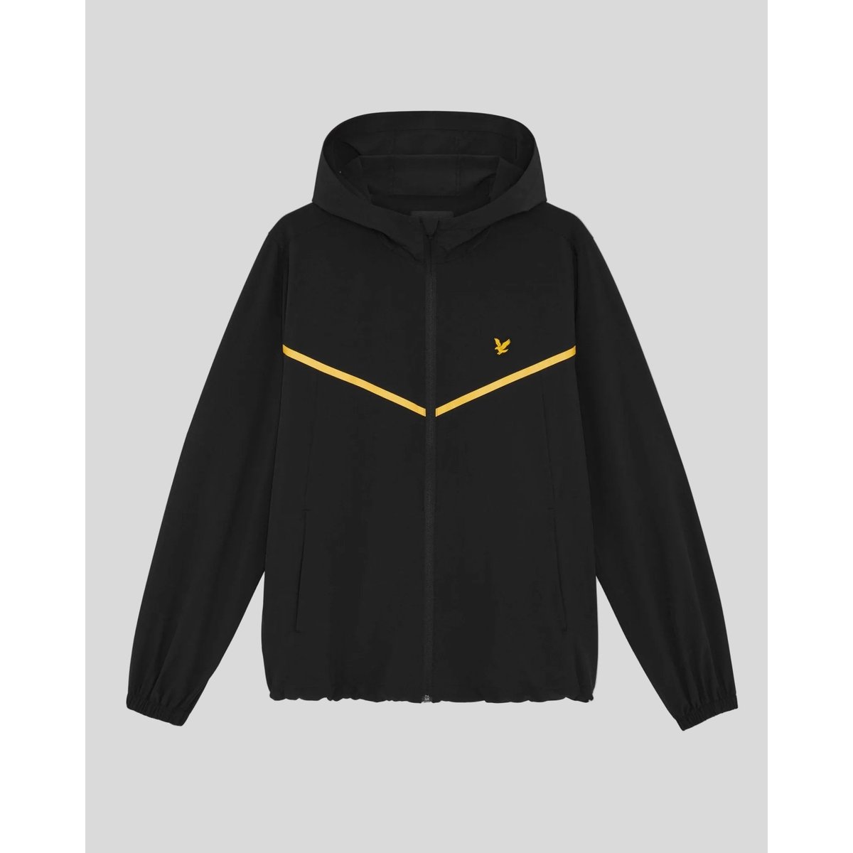 Veste Sports à rayures de survêtement noir jais, LYLE & SCOTT