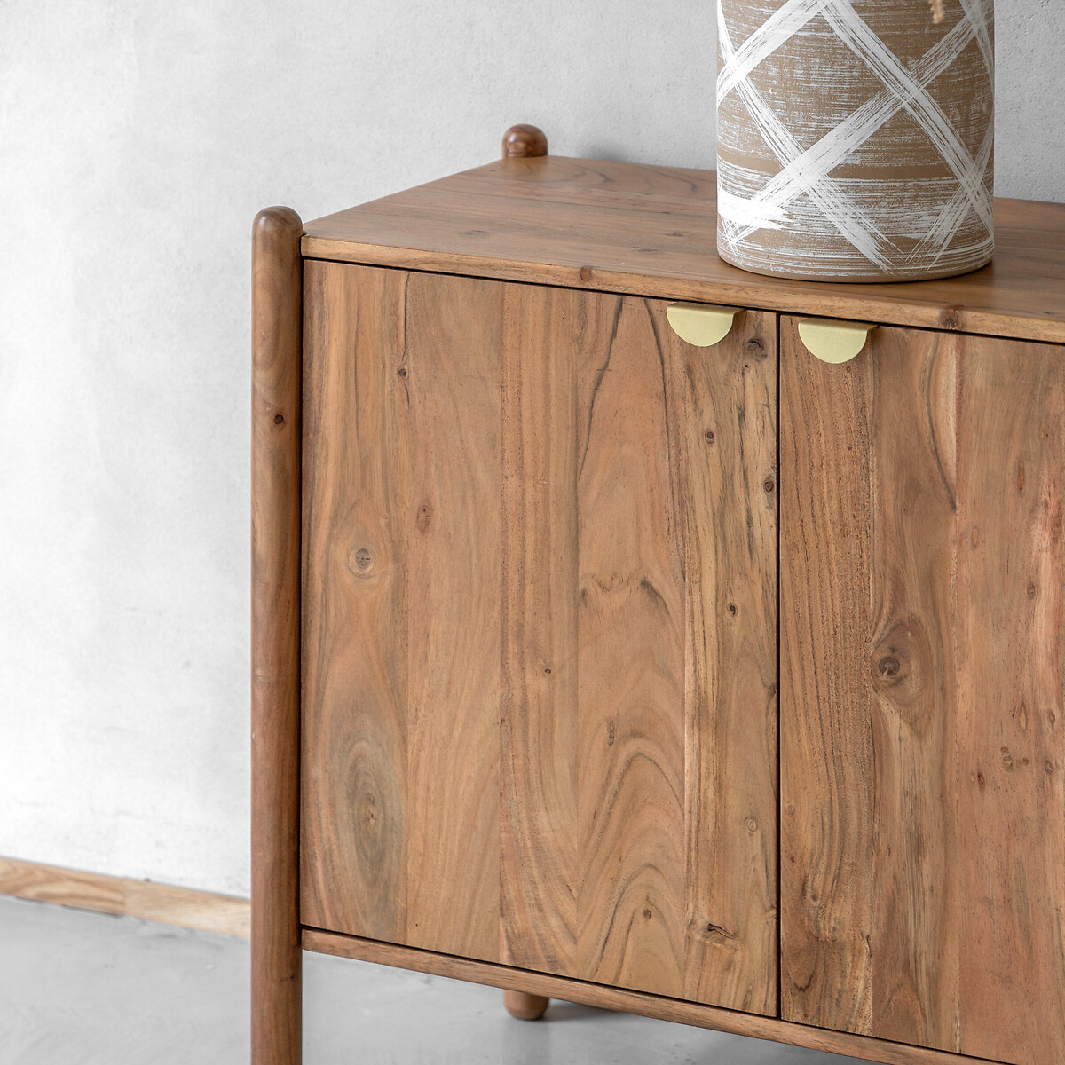 Chico 4 Door Acacia Wood Sideboard natural, ÉDITÉ