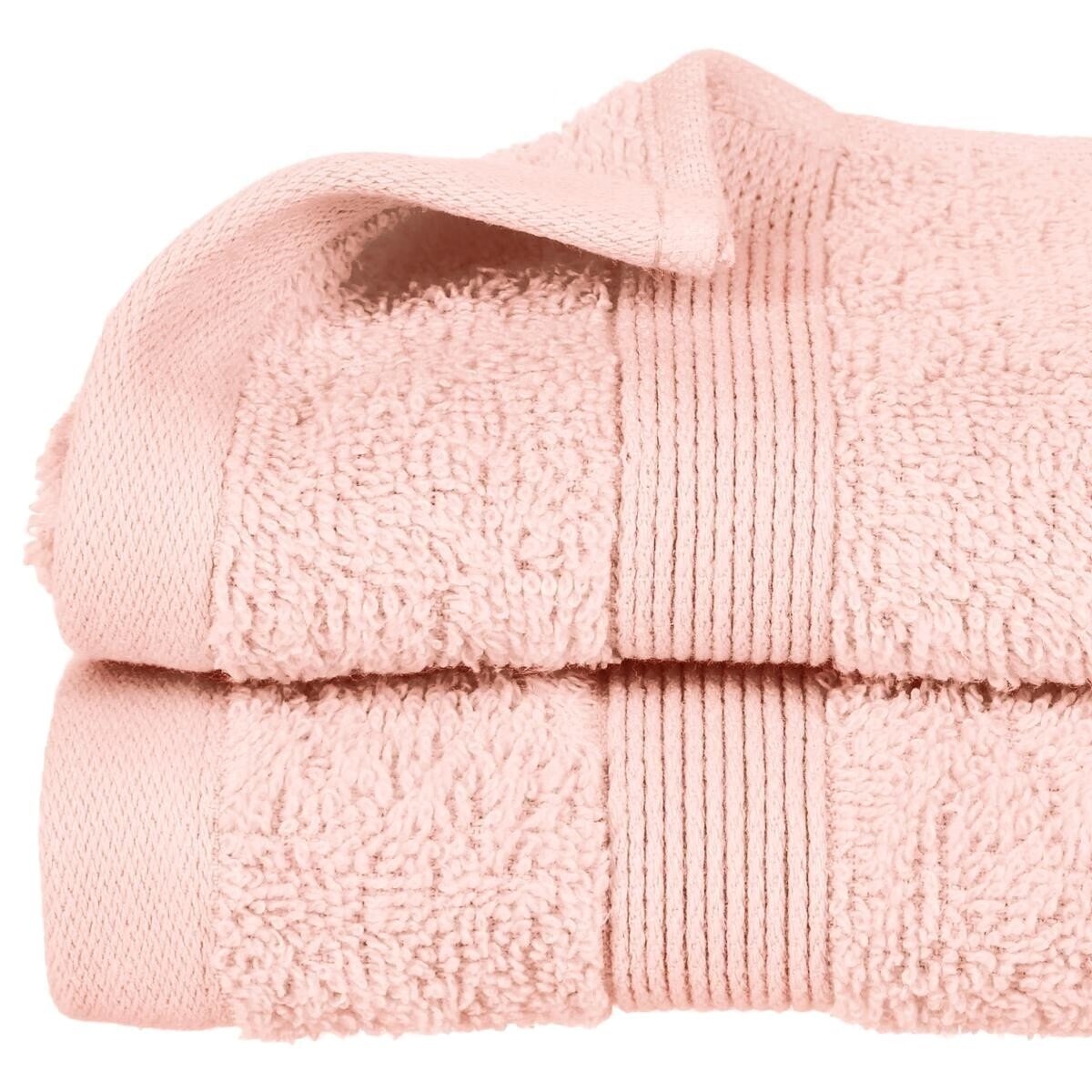 Serviette ou drap de bain Couleur moderne rose, EDEN