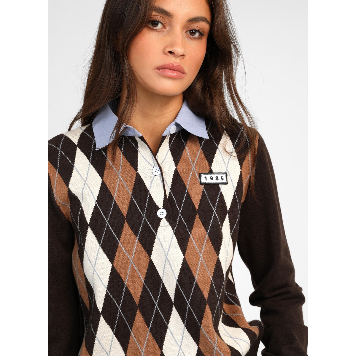 Pull NATHA marron, AN'GE