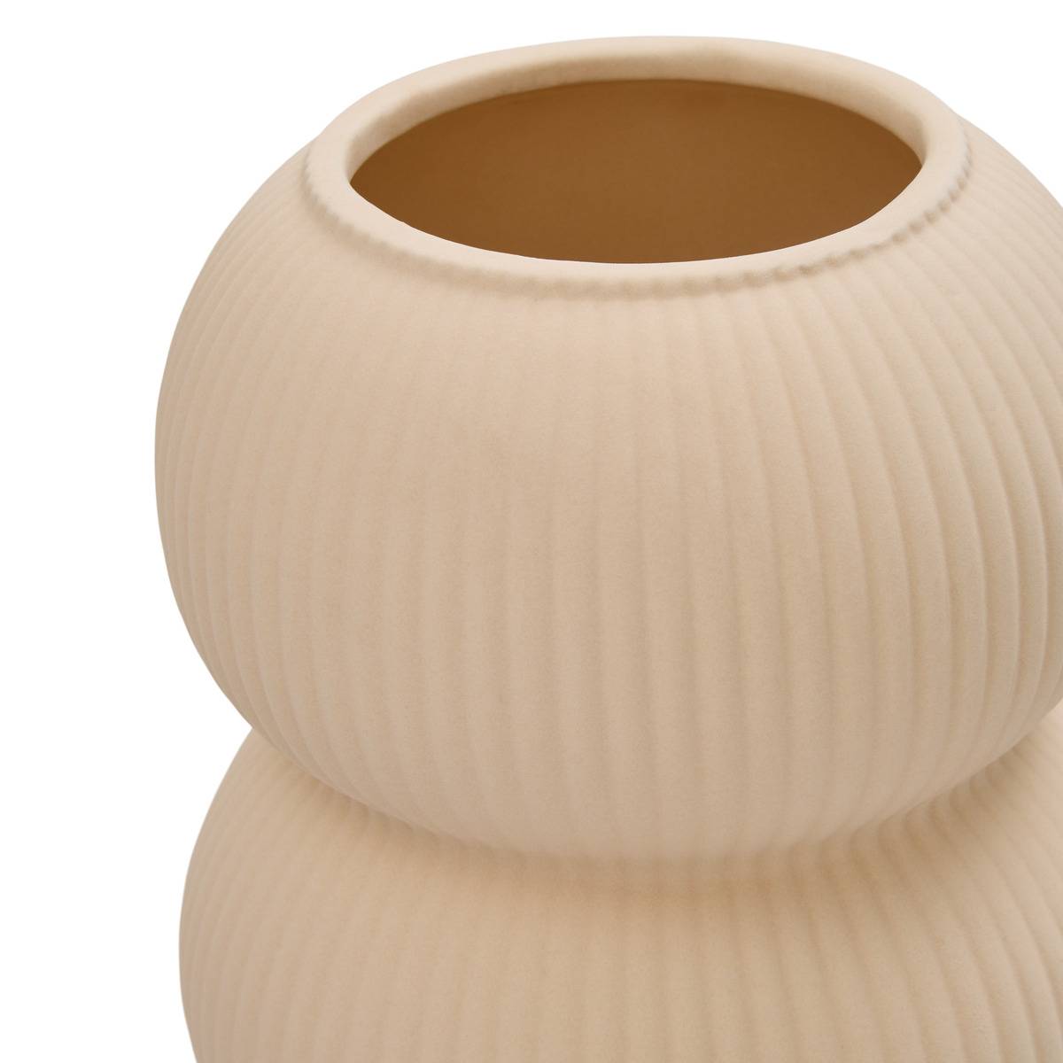 Vase en dolomite LUCIA beige, ATMOSPHERA