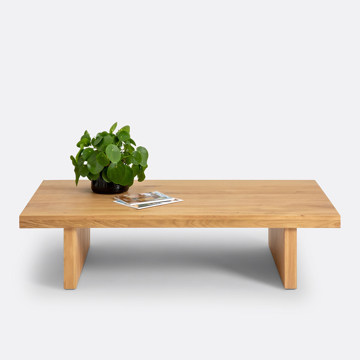 Table basse chêne massif L150 cm, Vova chêne, LA REDOUTE INTERIEURS