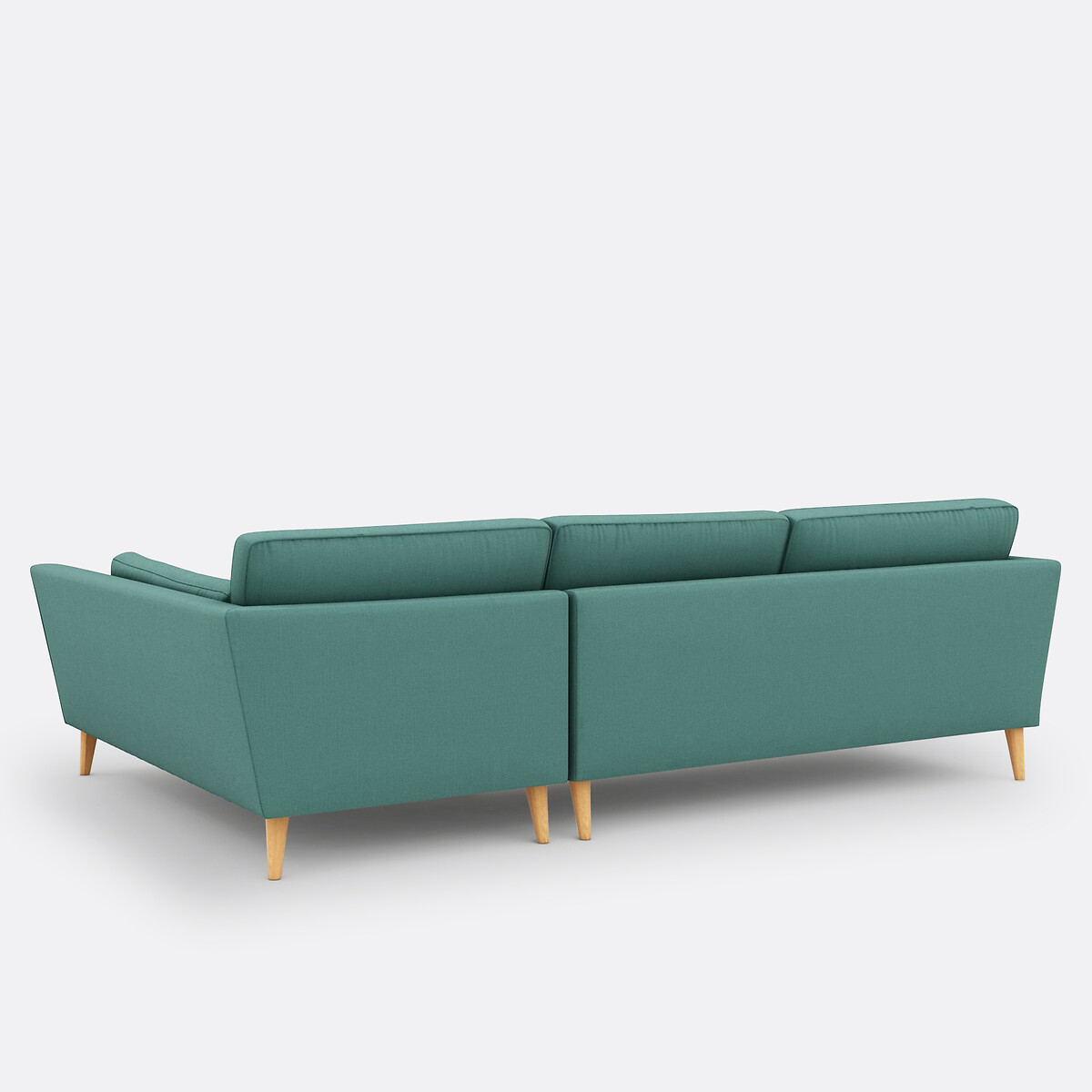 Hoekbank van katoen en polyester, Tasie eucalyptus groen, LA REDOUTE INTERIEURS