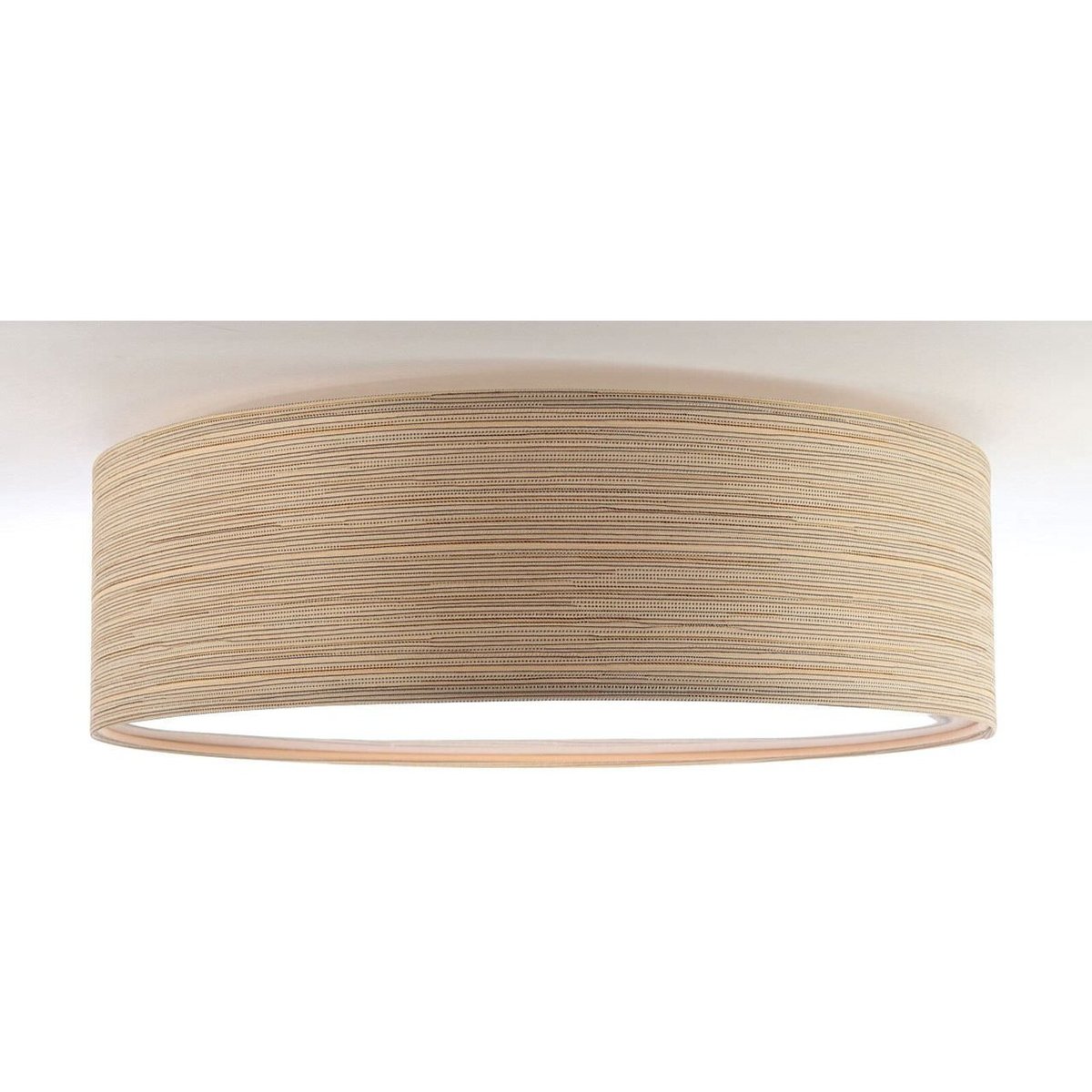 Plafonnier en tissu, NATURAL mesh beige clair et foncé intérieur blanc, BPS KONCEPT