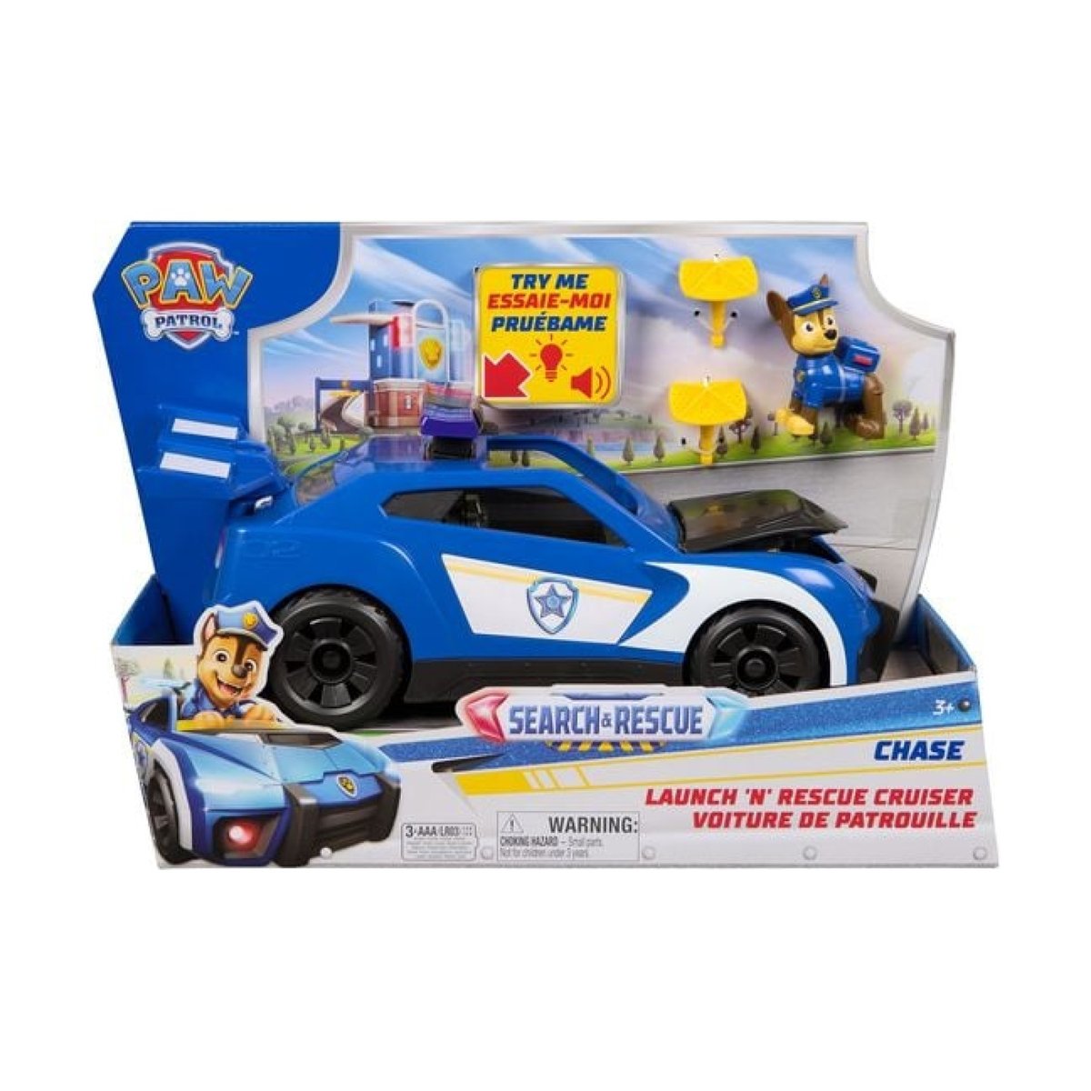 Véhicule Interactif Chase Search & Rescue Mission Détective multicolore, SPIN MASTER
