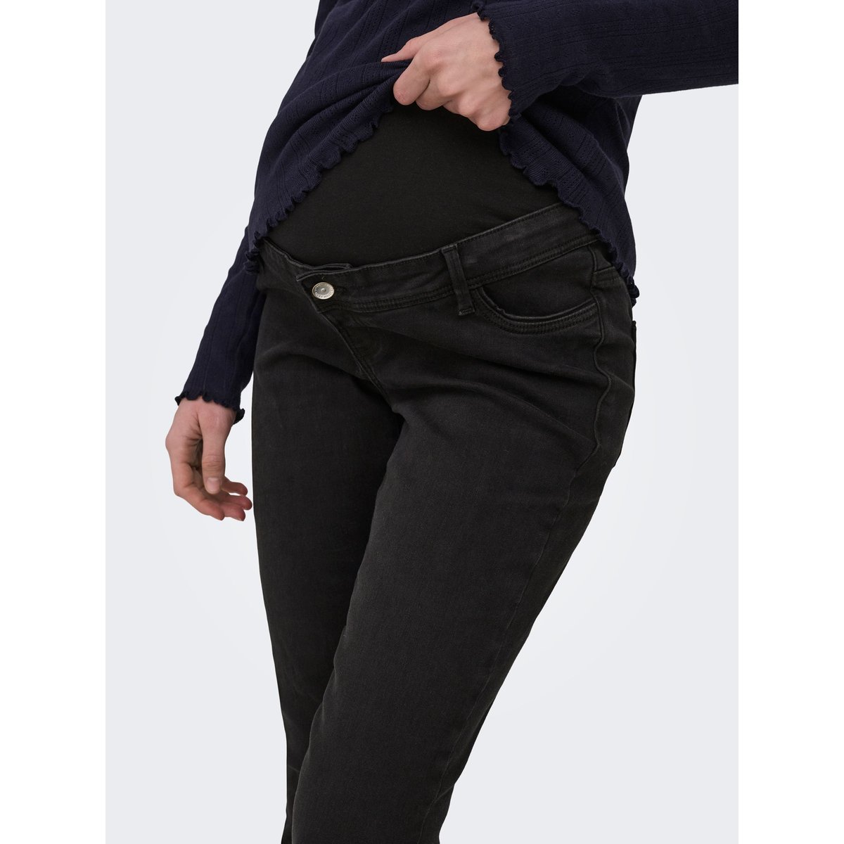 Jean Skinny black denim 1, ONLY
