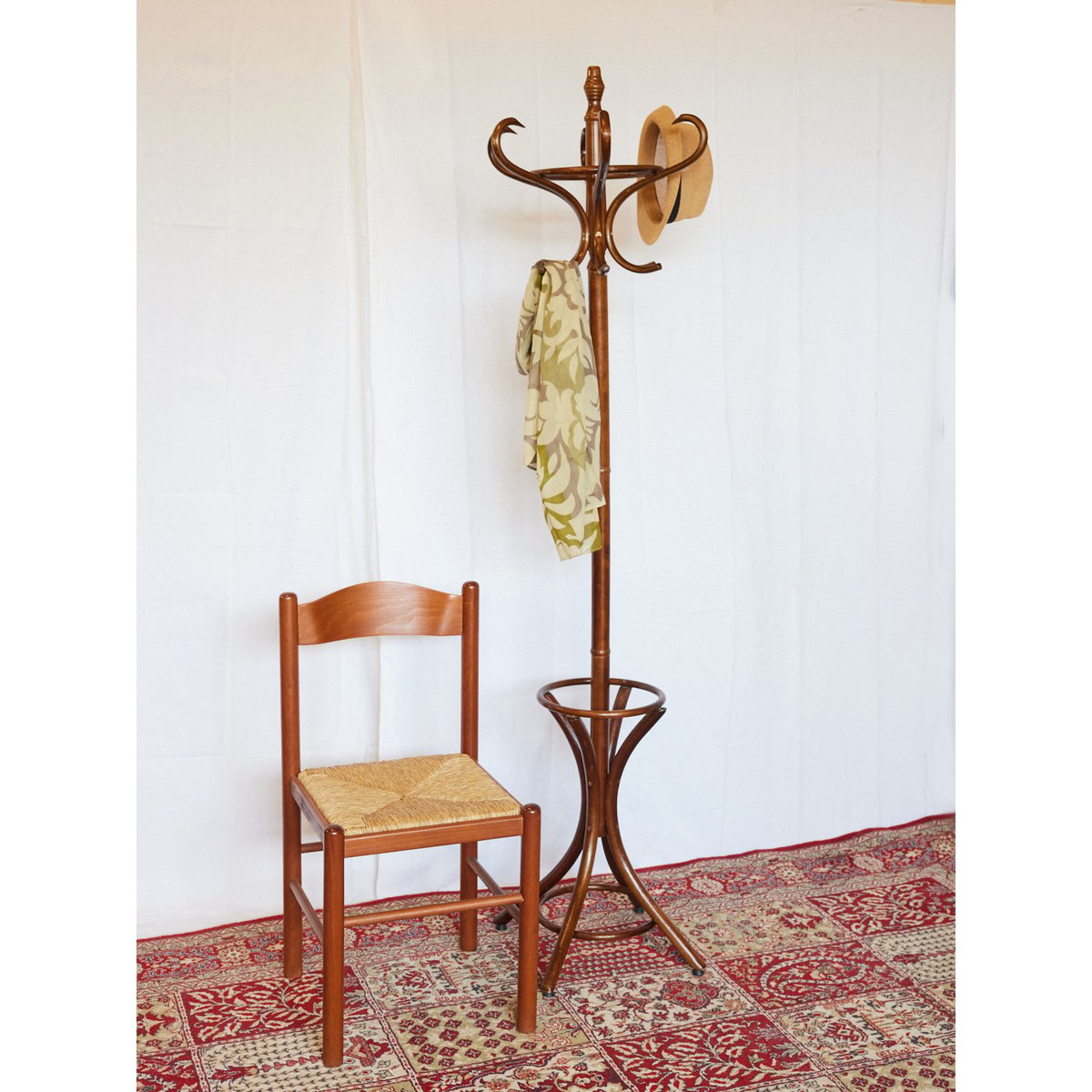 Porte-manteau perroquet en bois Max N°404 - Bon état bois clair, DEBONGOUT