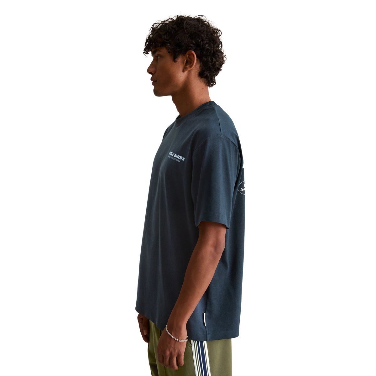 T-shirt oversize avec un imprimé marquant dans le dos bleu foncé, MARC O’POLO DENIM