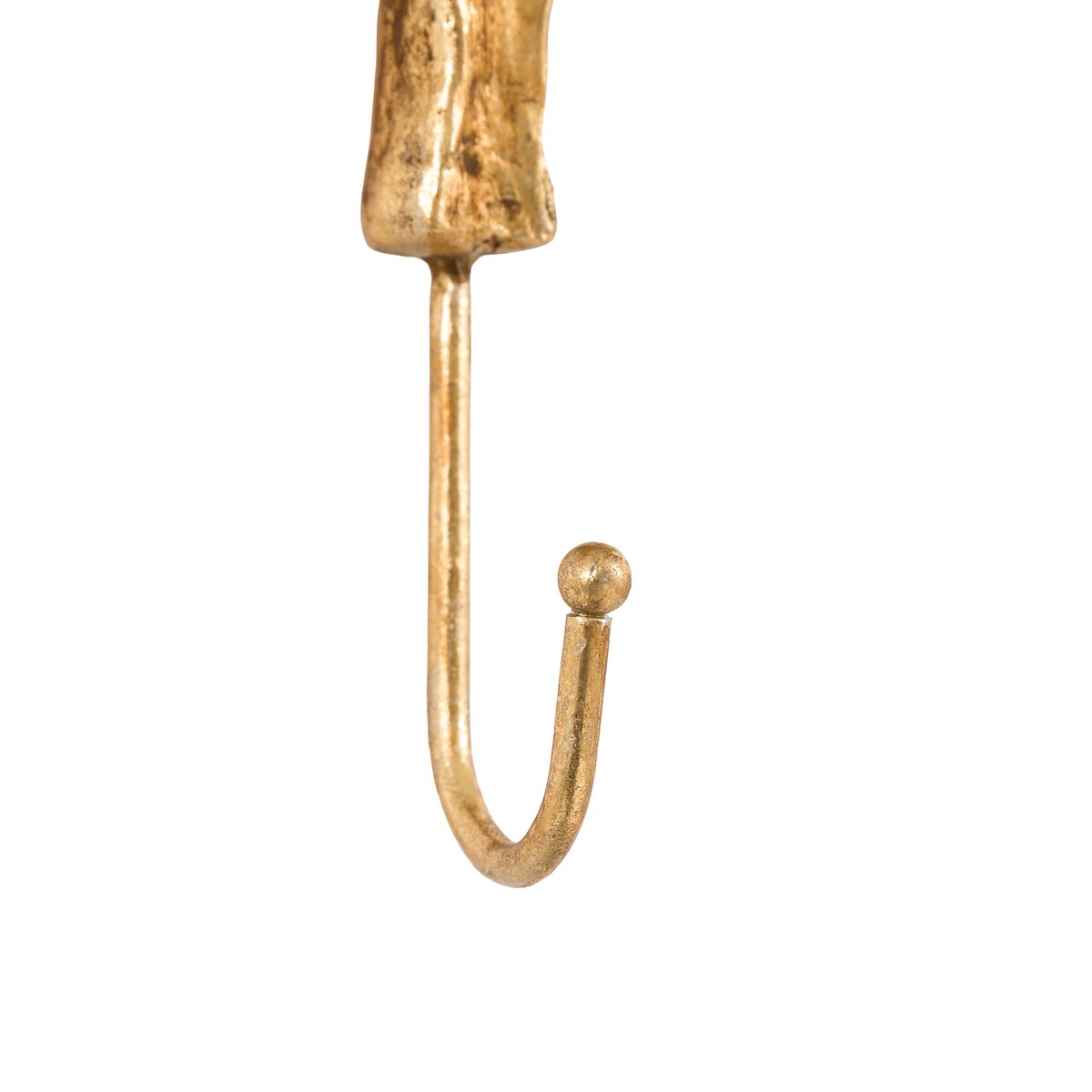Ginkgo Leaf Decorative Hook in Gold Finish gold-coloured, ÉDITÉ