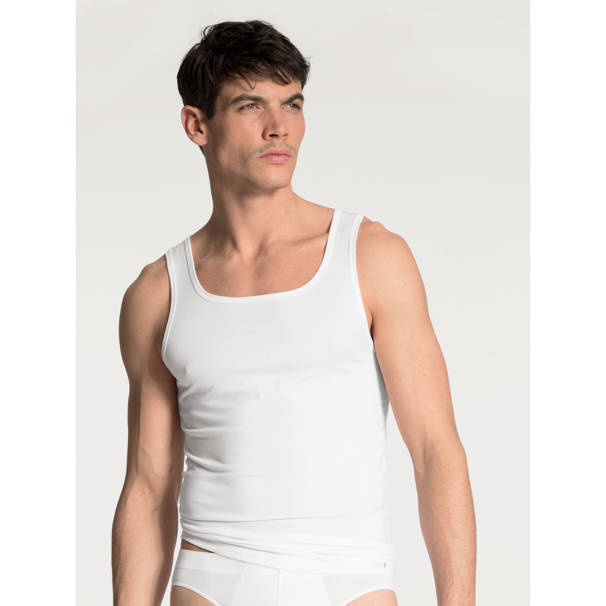 Debadeur sans manches Coton EVOLUTION blanc, CALIDA