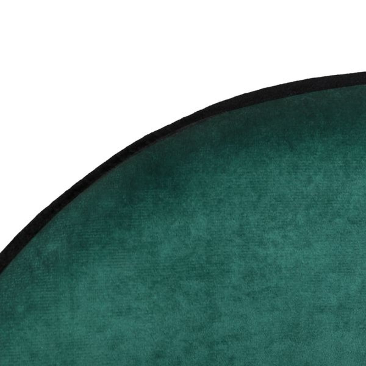 Chaise de repas velours vert canard, ZAGO
