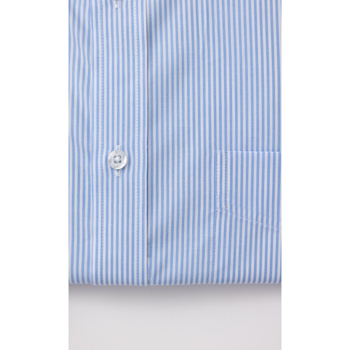 Chemise Confort fit easy care à rayures bleu ciel, ACROSS