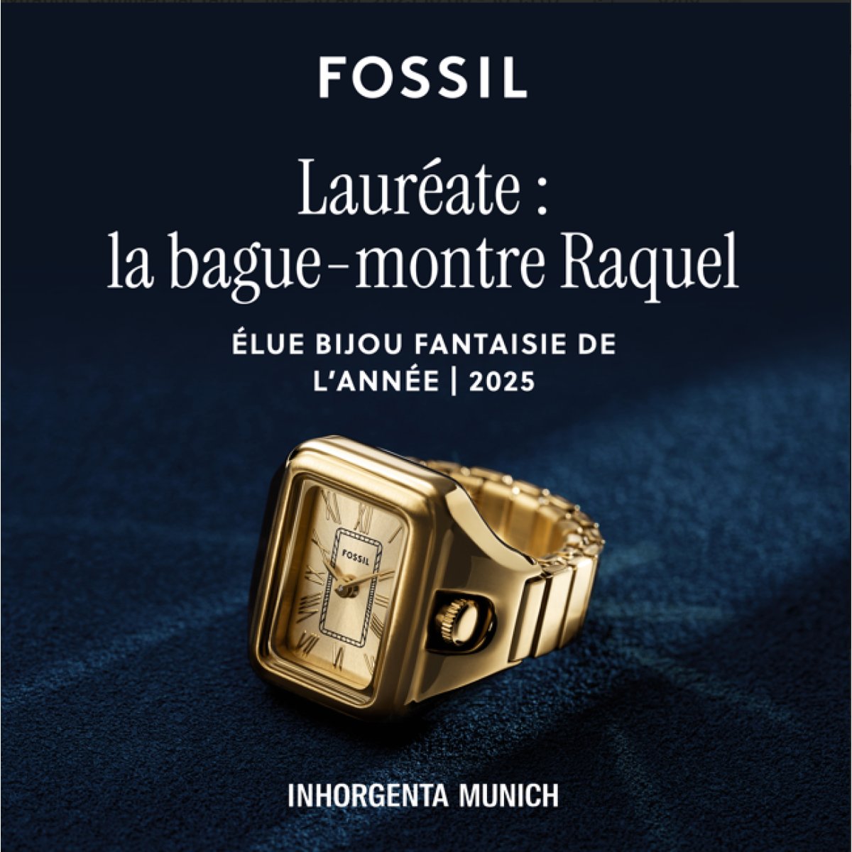 Montre Analogique WATCH RING argenté argenté argenté, FOSSIL