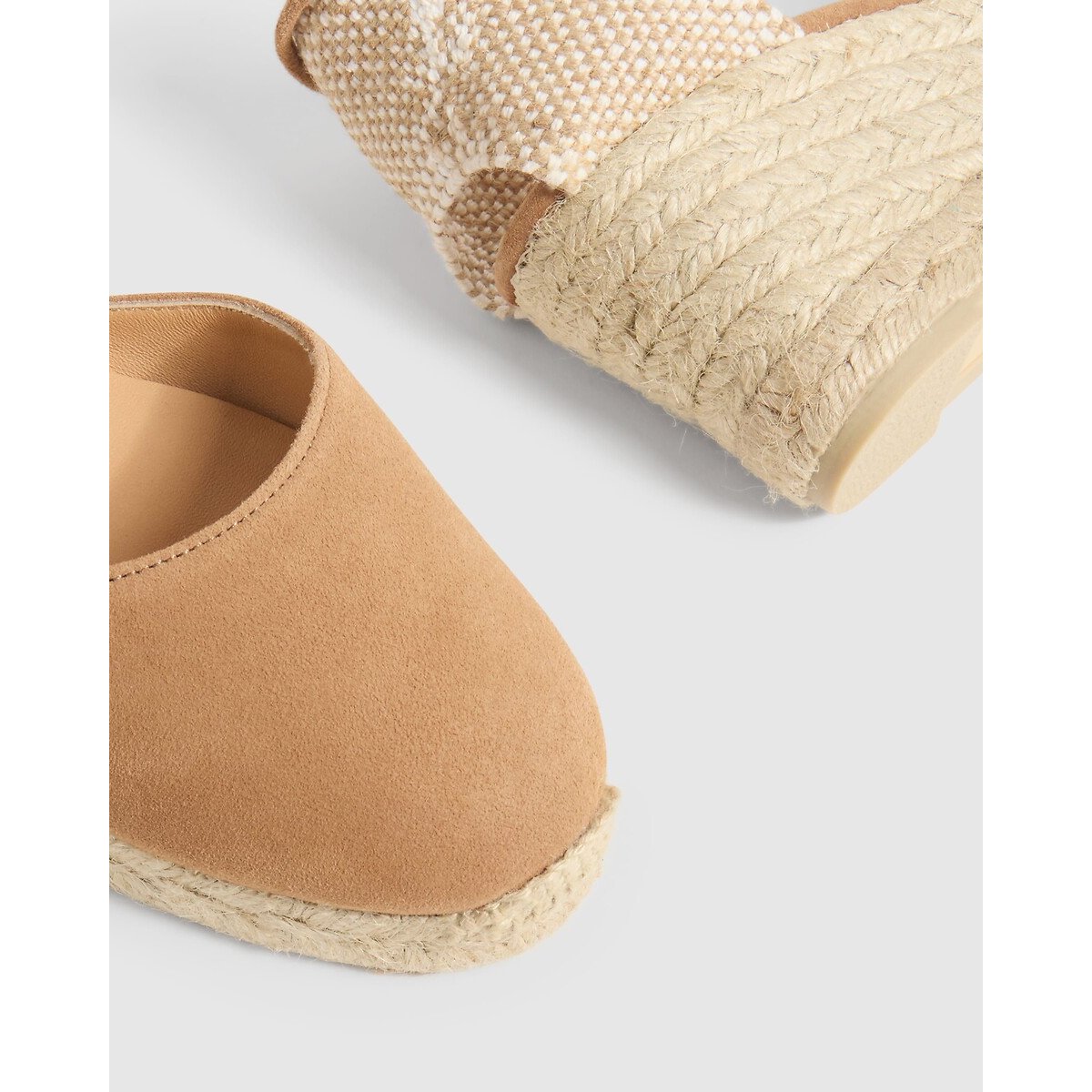 Bruna Canvas Wedge Espadrilles peach, CASTANER