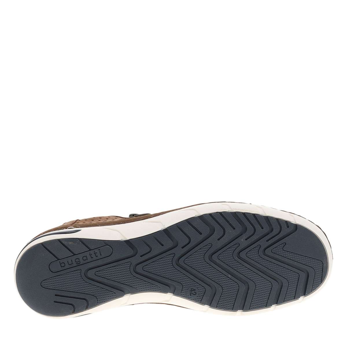 Sneakers 321-ASG05-5500 talon plat marron, BUGATTI