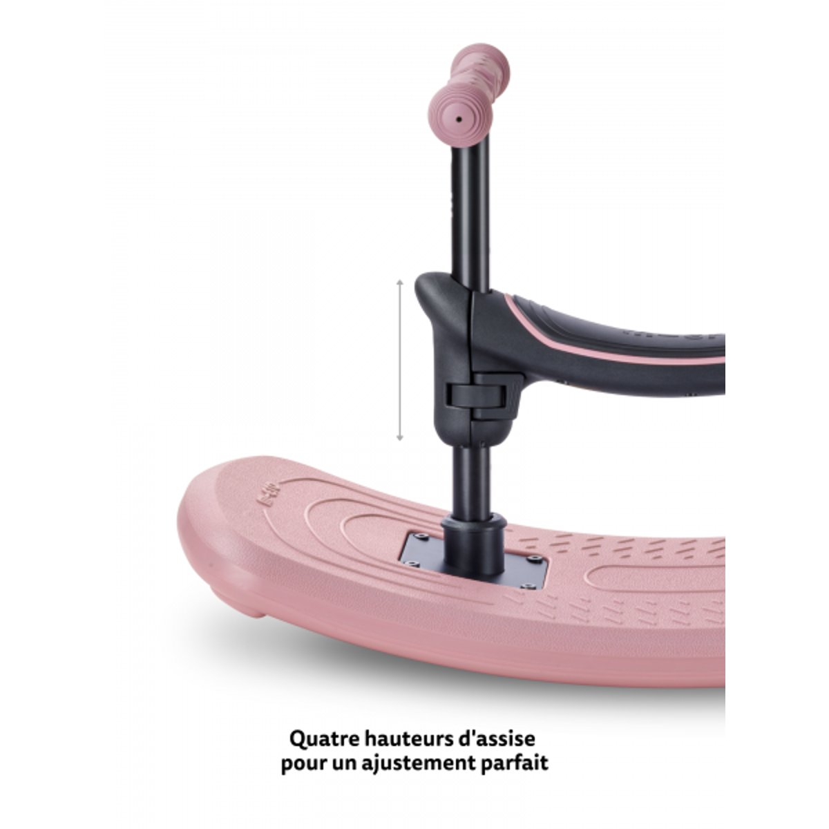 Mini Micro Rock Go LED - Poudré rose, MICRO MOBILITY