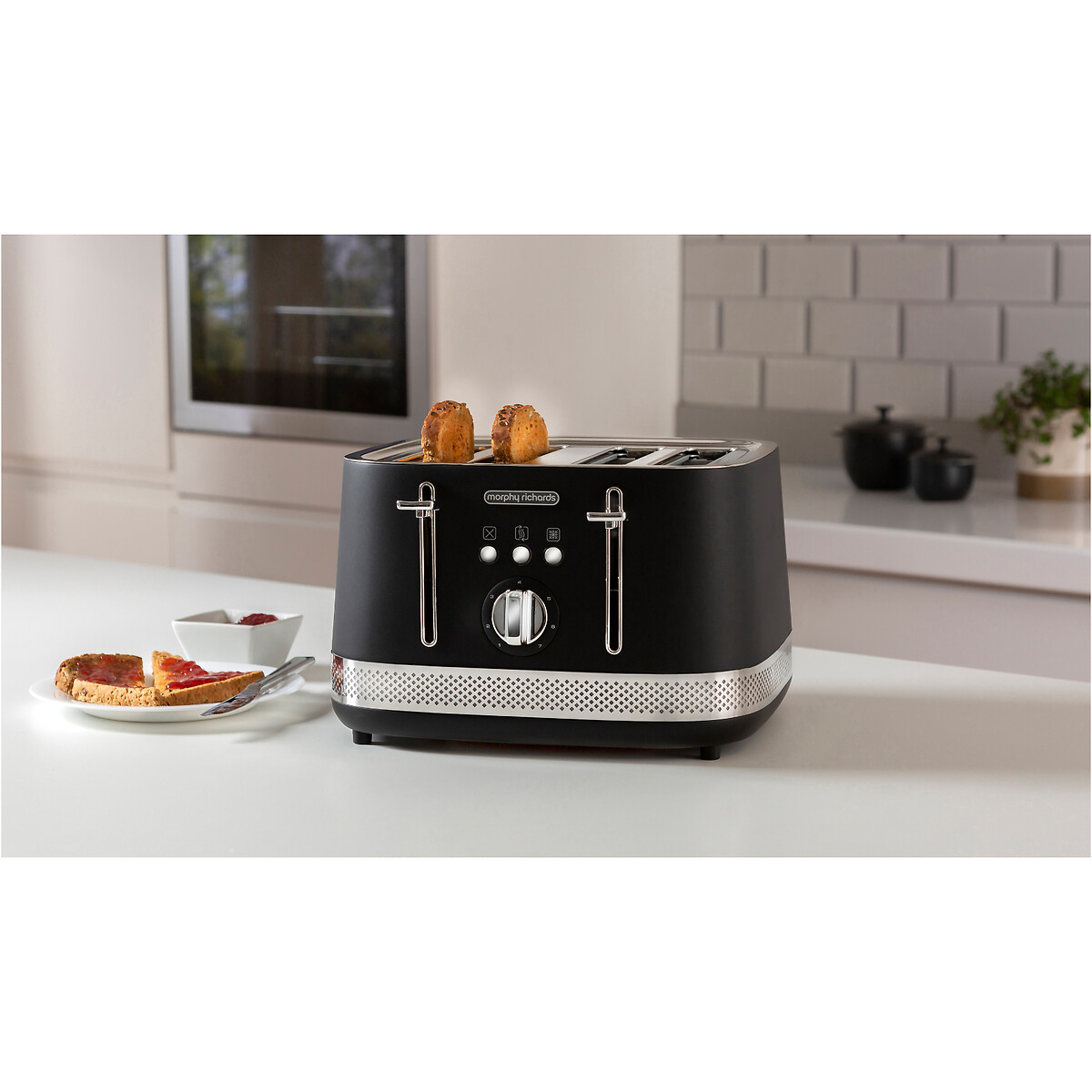 Illumination 4-Slice Toaster black, MORPHY RICHARDS