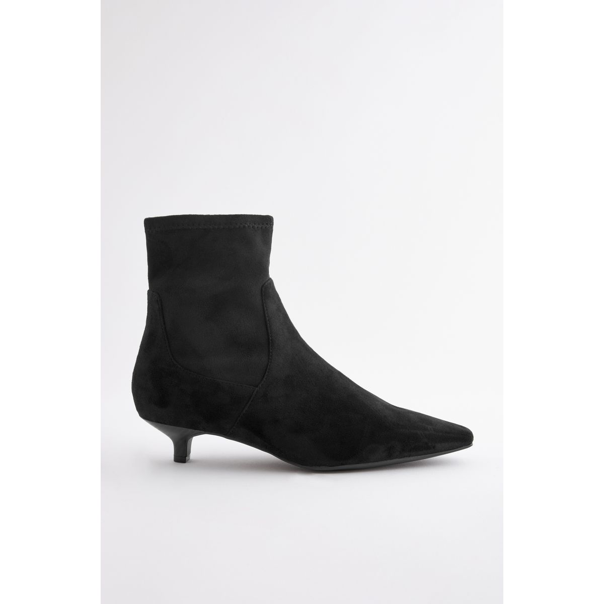 Bottines souples à bout ciselé noir, NEXT
