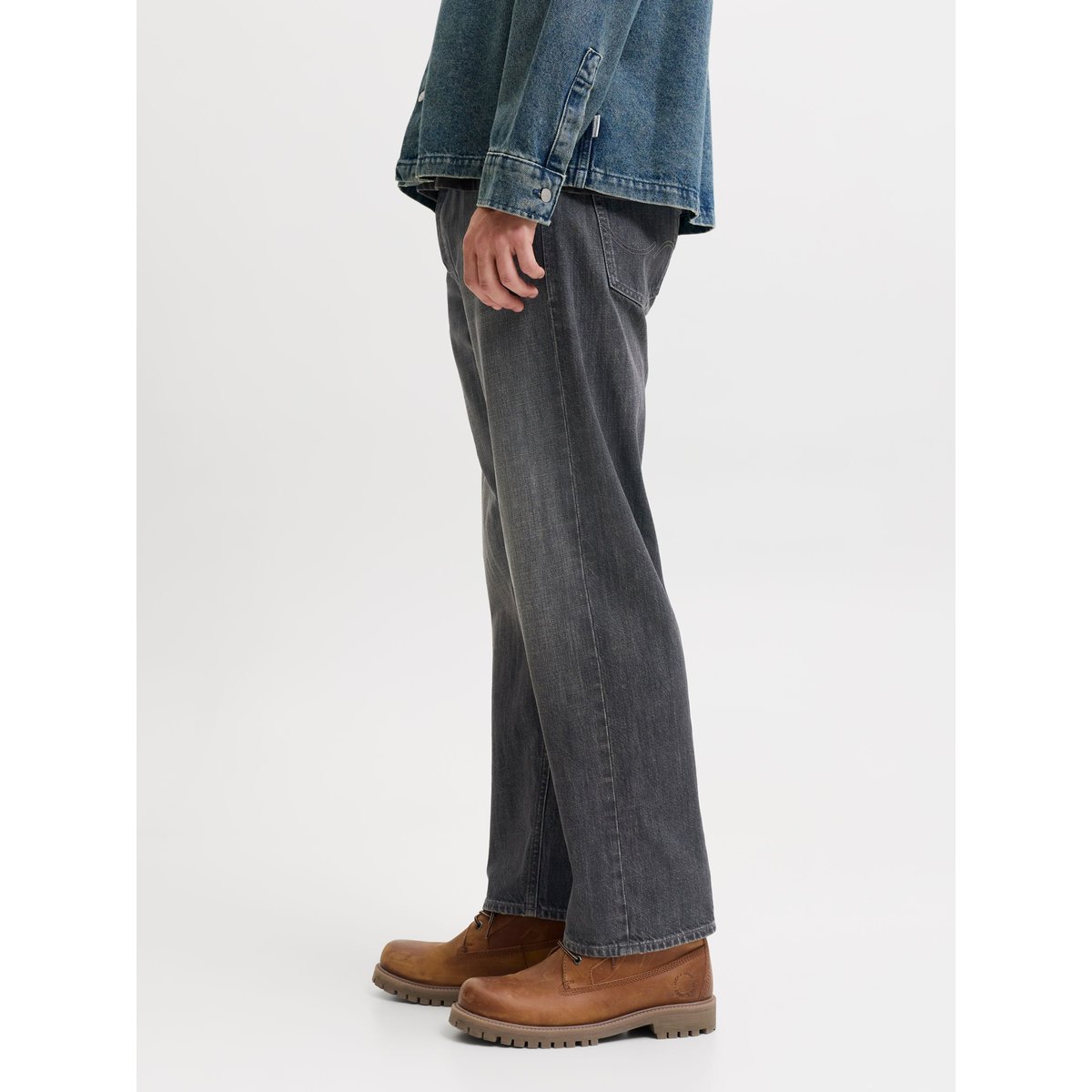Jean À Coupe Ample black denim, JACK & JONES