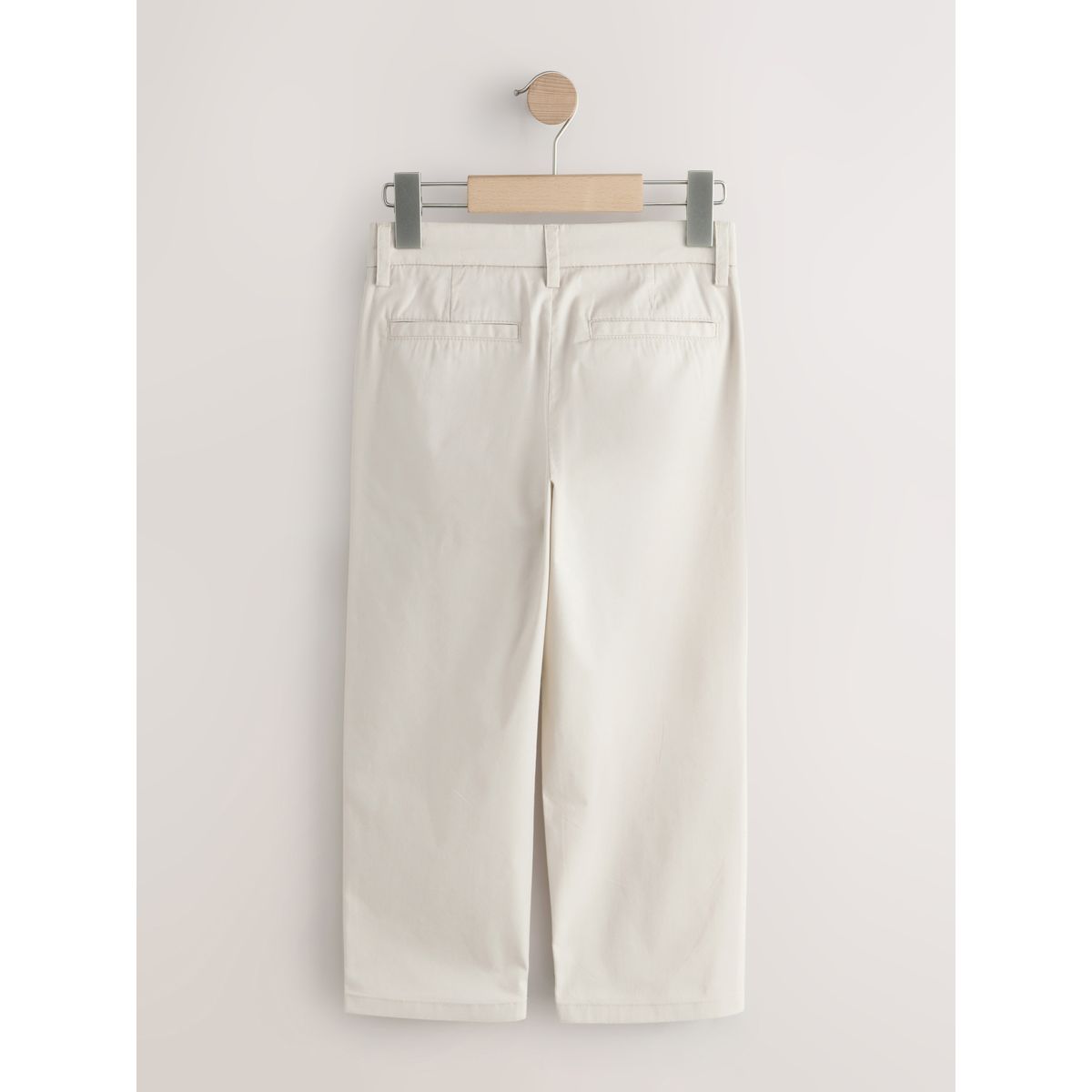 Pantalon chino stretch standard écru, NEXT