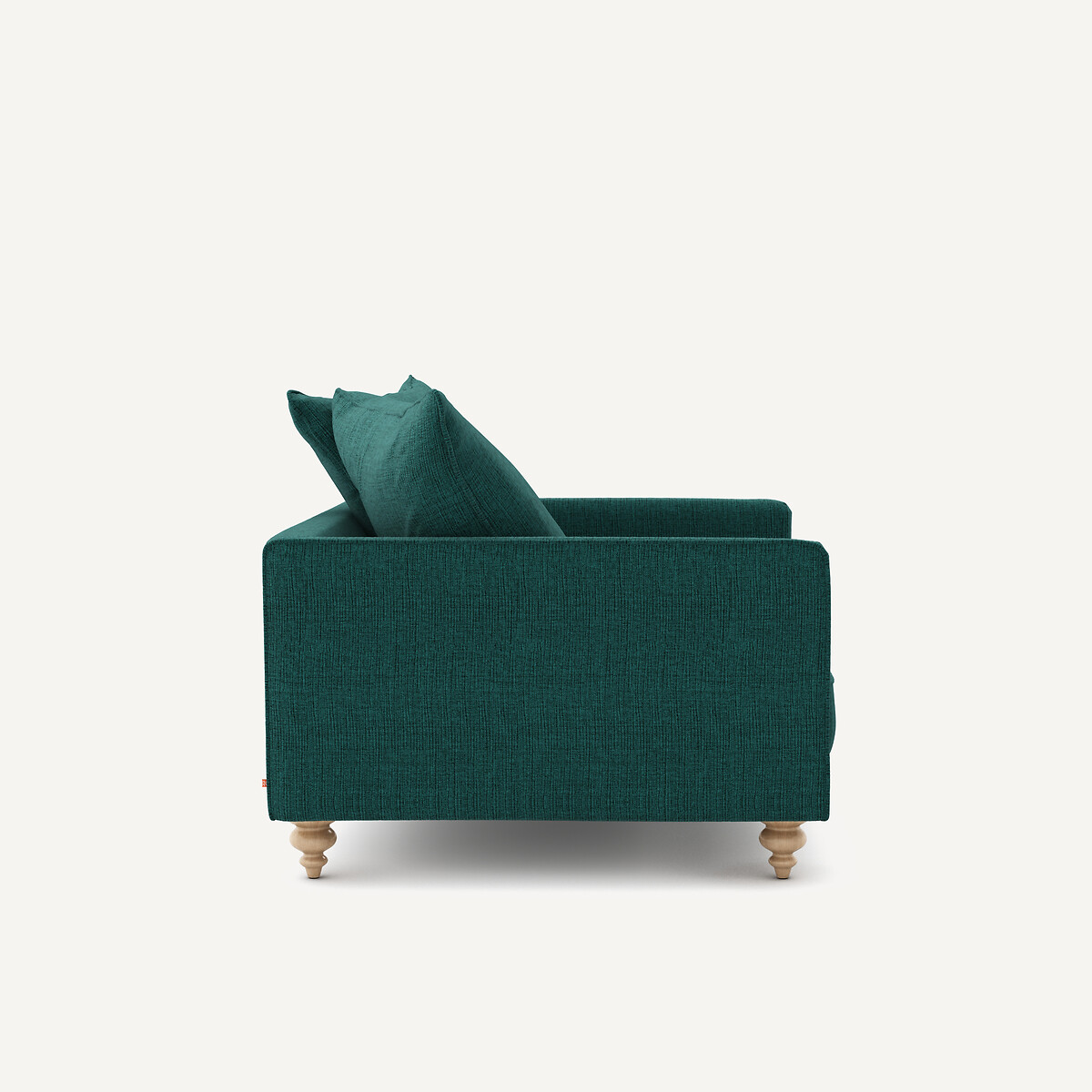Fauteuil, en toile jaspée, LAZARE vert de minuit, AM.PM